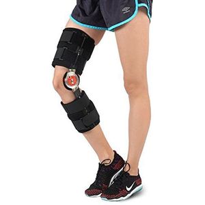Soles Universal Hinged Knee Brace (Rom Orthosis) – Short, Adjustable Leg Stabilizer – Post Operative Injury Support for ACL, PCL, MCL or LCL – One Size Fits Most – Unisex