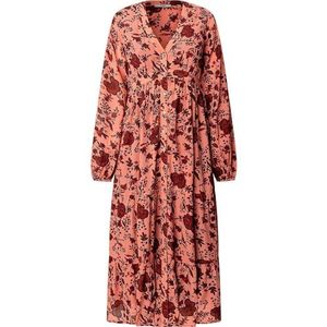 Pepe Jeansvoor vrouwen. PL953667 Belinda lange jurk roze (L), Casual, Viscose, Lange mouwen