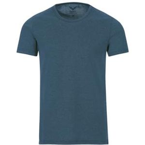 Trigema 502201 - T-shirt - dames, blauw (jeans-melange 643), M