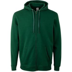 Mukua Sf270u Hoodie met ritssluiting, flessengroen, L, Fles Groen, L