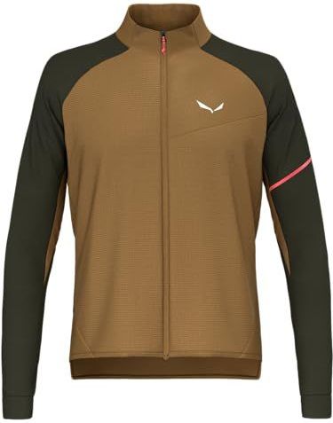 Salewa - Vento AM Hyb - Fietsjas - Zwart - Slim-fit met Alpinewool en windafstotende overlay