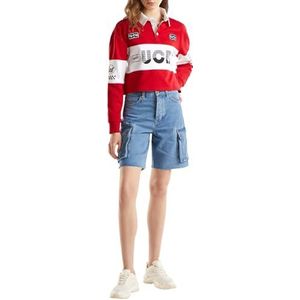 United Colors of Benetton Shorts voor dames, Blauw, 42 NL