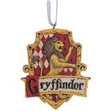 Nemesis Now Harry Potter Griffoendor Crest Opknoping Ornament 8cm, Rood