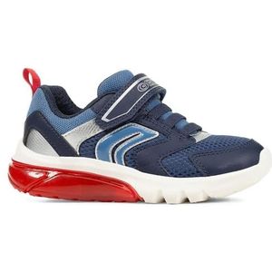 Geox J Ciberdron Boy C Sneakers voor jongens, rood (navy red), 38 EU