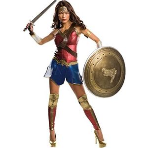 Rubie's 820076 Batman V Superman: Dawn of Justice Grand Heritage Wonder Woman Kostuum Volwassene, Getoond, Groot