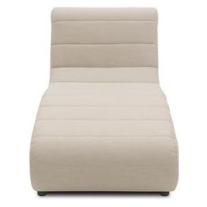 DOMO. collection Outdoor sofa Borkum Longchair Element, tuinmeubelen, ligstoel 73 x 152 x 80 cm taupe