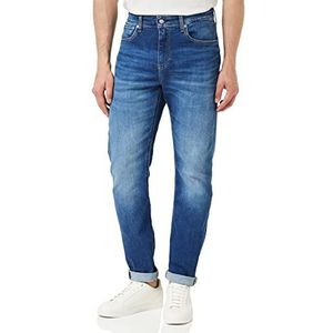 Calvin Klein - Tapered Fit Jeans - Donkerblauw - Stretch Denim Katoen