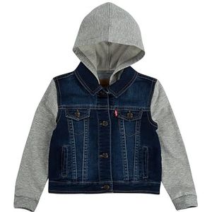 Levi's LVN Indigo Jacket 6e8564 babyjas voor jongens, Blauw (Indigo Dusk), 9 Maanden