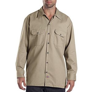 Dickies Heren lange mouwen werk normale pasvorm casual shirt, Oosterse, 3XL