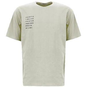 LTB Jeans Heren Modern Fit T-Shirt Capital in Wit Katoen Maat L, White Lily 5897, L