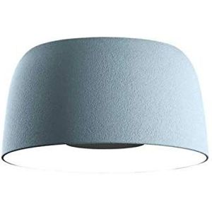 LED-plafondlamp, 28,5 W, 2700 K, dimbaar, polyethyleen kap en diffuser van aluminium, model Djembe C 65,35, hemelsblauw, 64,6 x 64,6 x 35 cm (A681-119)