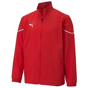 Puma Kinder Trainingsjacke Teamrise Sideline Jacket Jr, Red-Puma Black, 164, 657328