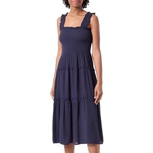 VERO MODA VMMENNY SL Smock Calf Dress WVN GA NOOS, navy blazer, XS