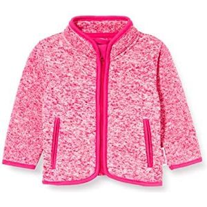 Playshoes Uniseks gebreide fleece jas voor kinderen, roze, 152 cm