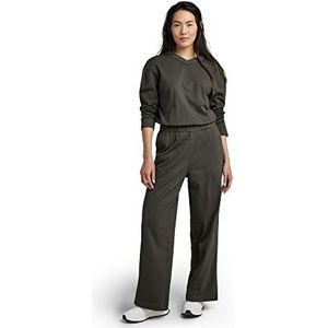 G-STAR RAW Jumpsuit voor dames, brede pijpen, grijs (asfalt D22245-B771-995), L