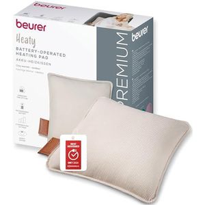 Beurer - HK 77 Heaty - Warmtekussen - Creme - Draadloos - 45x45 cm