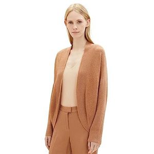 TOM TAILOR Basic cardigan voor dames, 32399 - blush mahogany melange, L