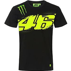 VR 46 Monster T-shirt voor heren, zwart, XXL