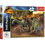 Trefl - Dinosaurussen uit het Jurassic Park - Puzzel 200 Elementen - Kleurrijke Puzzels met Dinosaurussen, Plezier voor Kinderen vanaf 6 jaar