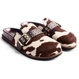 Gioseppo - Beulah - Klompen - Pelsachtige Leren - Dierenprint