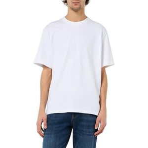 United Colors of Benetton T-shirt heren, Wit, L