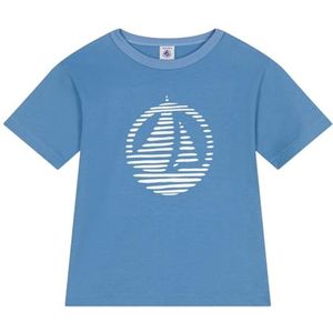 Petit Bateau T-shirt met korte mouwen voor kinderen en jongeren, Blauw, 6 jaar