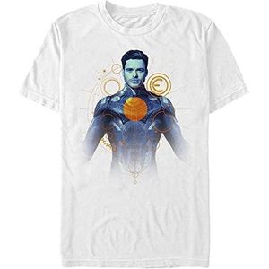 Marvel: Eternals - Ikaris Orange Unisex Crew neck T-Shirt White 2XL