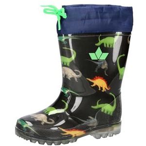 Lico Powerlight W Blinky Rain Boot, Marine/Oranje/Grün, 1 UK, Marine Oranje Grün, 33 EU