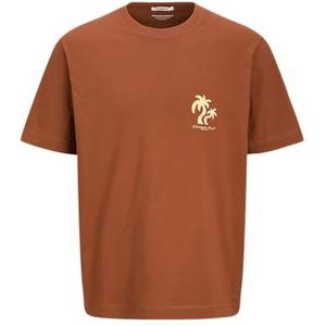 JACK & JONES Jorcanggu Summer Picture Tee Ss Cn Mni, Arabische Spice, 104