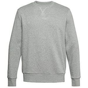 edc by ESPRIT Gerecycled: gemêleerd sweatshirt, medium grijs, XS