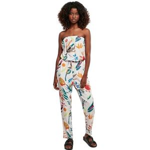 Urban Classics Dames Dames Dames Viscose Bandeau Jumpsuit T-Shirt, Whitesandfruity, S