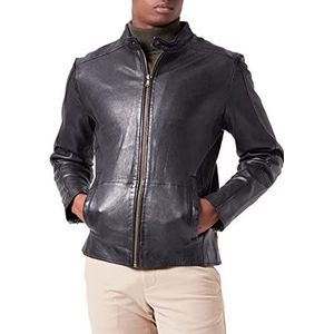 Freaky Nation Heren New Select-FN leren jas, zwart, M