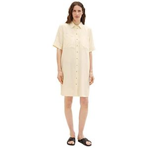 TOM TAILOR Dames 1036651 jurk, 31649 ivoor ecru, 46, 31649 - Ivory Ecru, 46