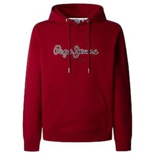 Pepe Jeansvoor mannen. PM582828 Duke-sweatshirt rood (L), Casual, Katoen, Duurzaam