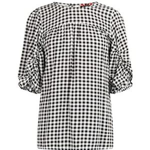 RAIDO Damesblouse 13825664-RA02, zwart-wit, XS, zwart, wit, XS