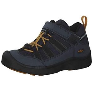 KEEN Kids' Hikeport 2 Low Height Waterproof Hiking Shoe, Blue Nights/Sunflower