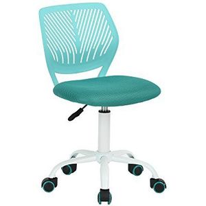 HOMYLIN VD Carnation Turquoise Chair, plastic, turquoise, 38,5 cm x 40 cm x 75-87 cm