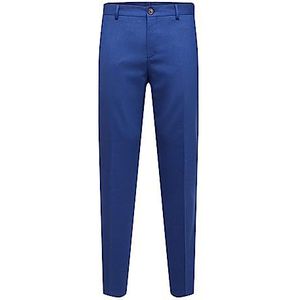 SELECTED HOMME Herenbroek, geweven, blauw, 56