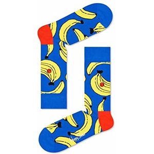 Happy Socks Kleurrijke en vrolijke sokken Banana Sok maat 41-46, veelkleurig, 4146 EU