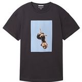 TOM TAILOR T-shirt voor jongens, 29476 - Coal Grey, 140 cm