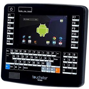 TouchStar TS7200 computer-terminal, voor vrachtwagen, WLAN, Android, voeding, 17,8 cm, zwart TS7200/001/692293/001