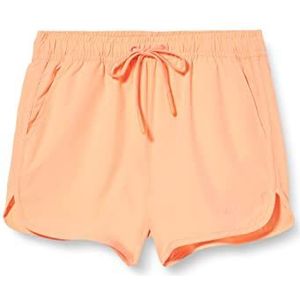 4F JUNIOR Board Shorts voor meisjes, zalm koraal neon, 134-140