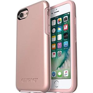 OtterBox iPhone SE 3e/2e generatie, iPhone 8/7 (niet compatibel met Plus-modellen) Symmetry Series Case - ROSE GOLD, ultra-slank, compatibel met draadloos opladen, verhoogde randen beschermen camera