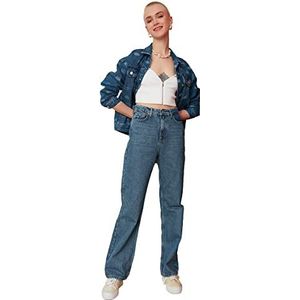 Trendyol Jeans voor dames, Broek, Blauw, 30 NL