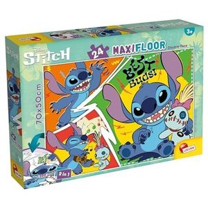 Vloerpuzzel - Lilo en Stitch - 24 Stukken - Dubbelzijdig - 70x50 cm