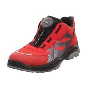 Superfit Jungen JUPITER Gore-Tex Sneaker, ROT/HELLGRAU 5000