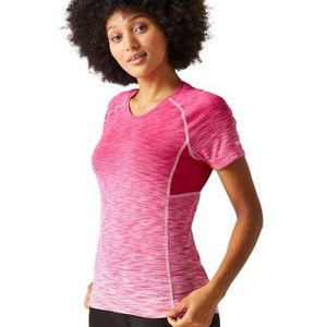 Regatta Laxley II sneldrogend T-shirt met korte mouwen voor dames, Roze Potion Ombre, 42
