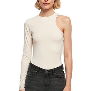 Urban Classics Asymmetric Body voor dames, organisch stretch, witzand., L