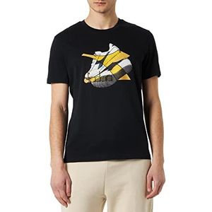 Diadora SS Archive T-shirt voor heren, Zwart, L