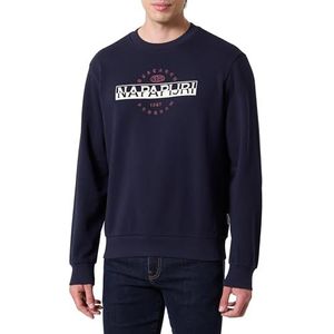 Napapijri Bander sweatshirt Blue Marine, Blauw, S